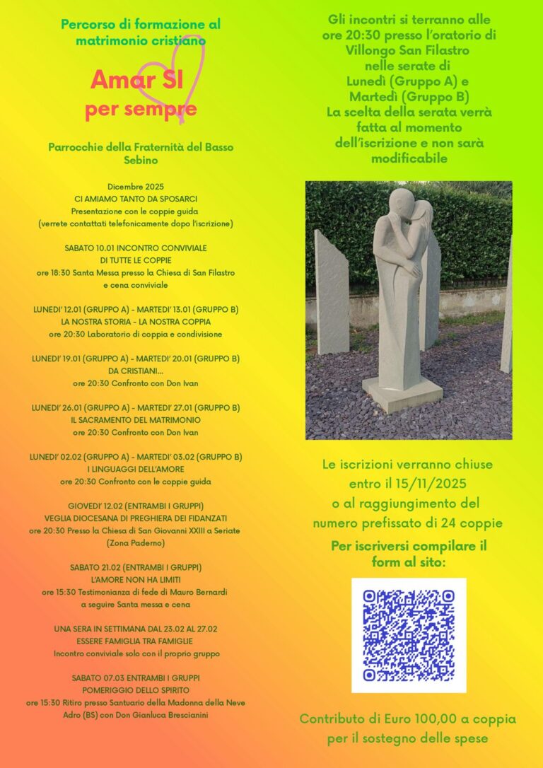 Corso fidanzati 25-26