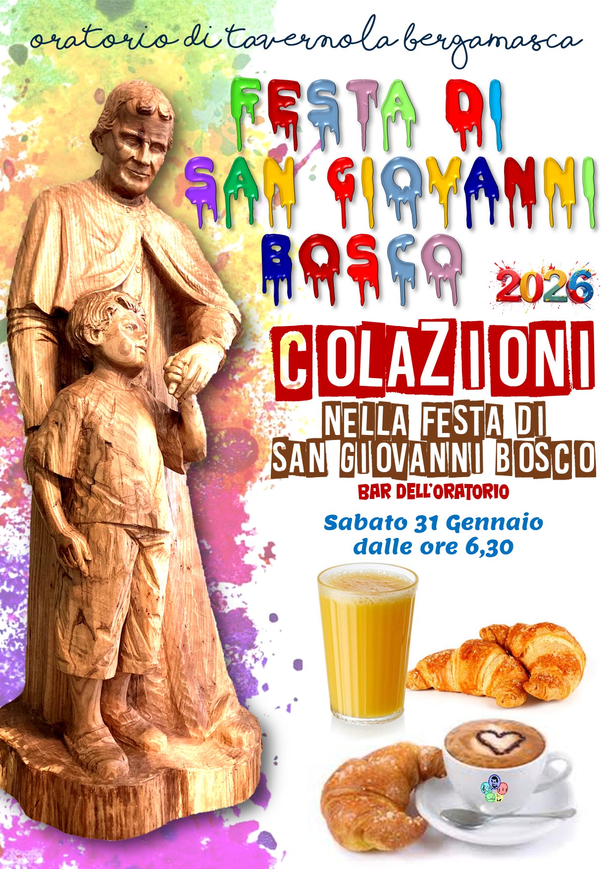 Avviso don Bosco - Colazioni
