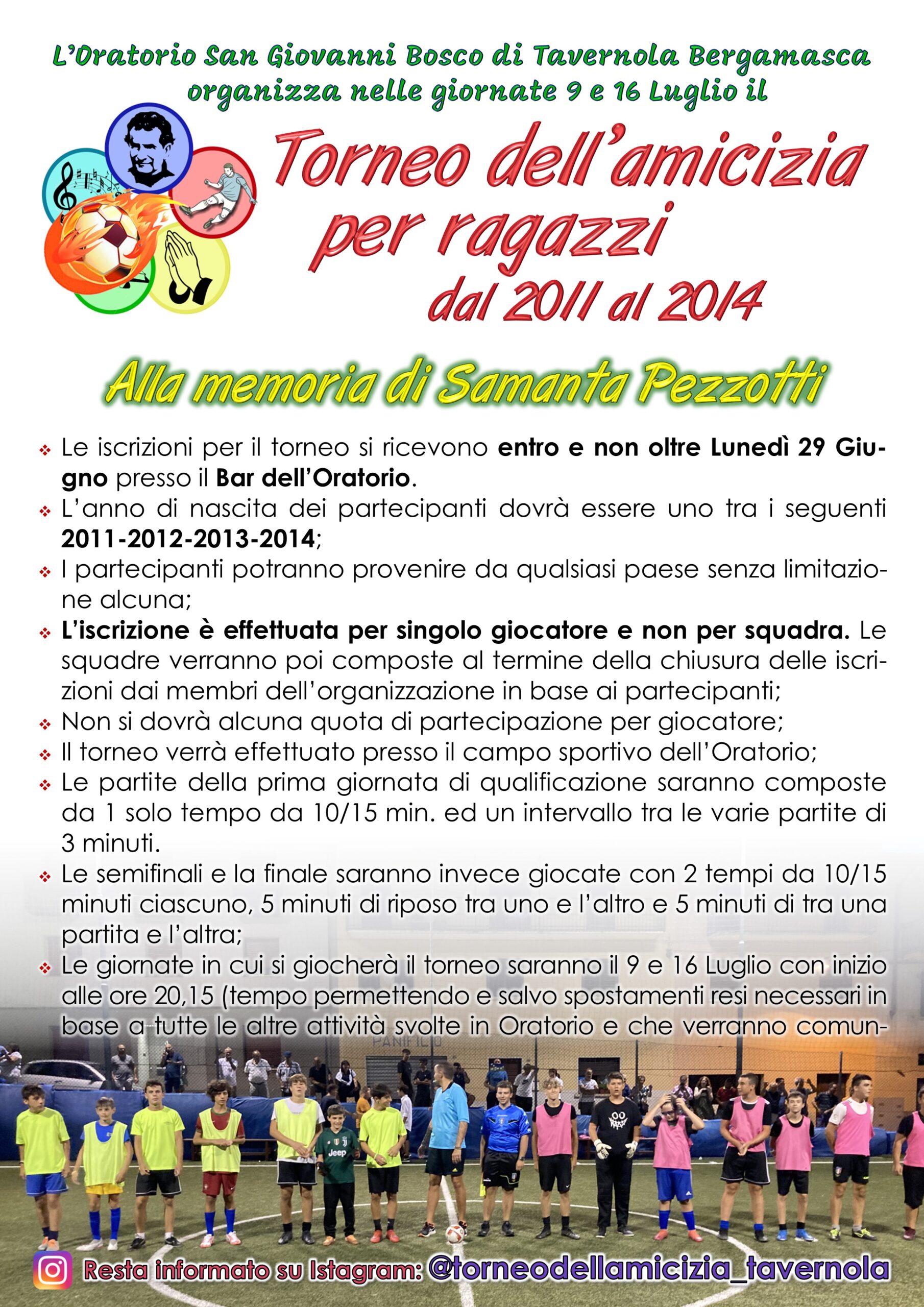 Locandina torneo 2026 (ragazzi) A4