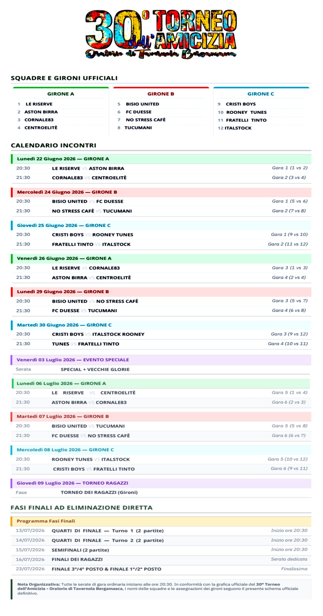 Calendario
